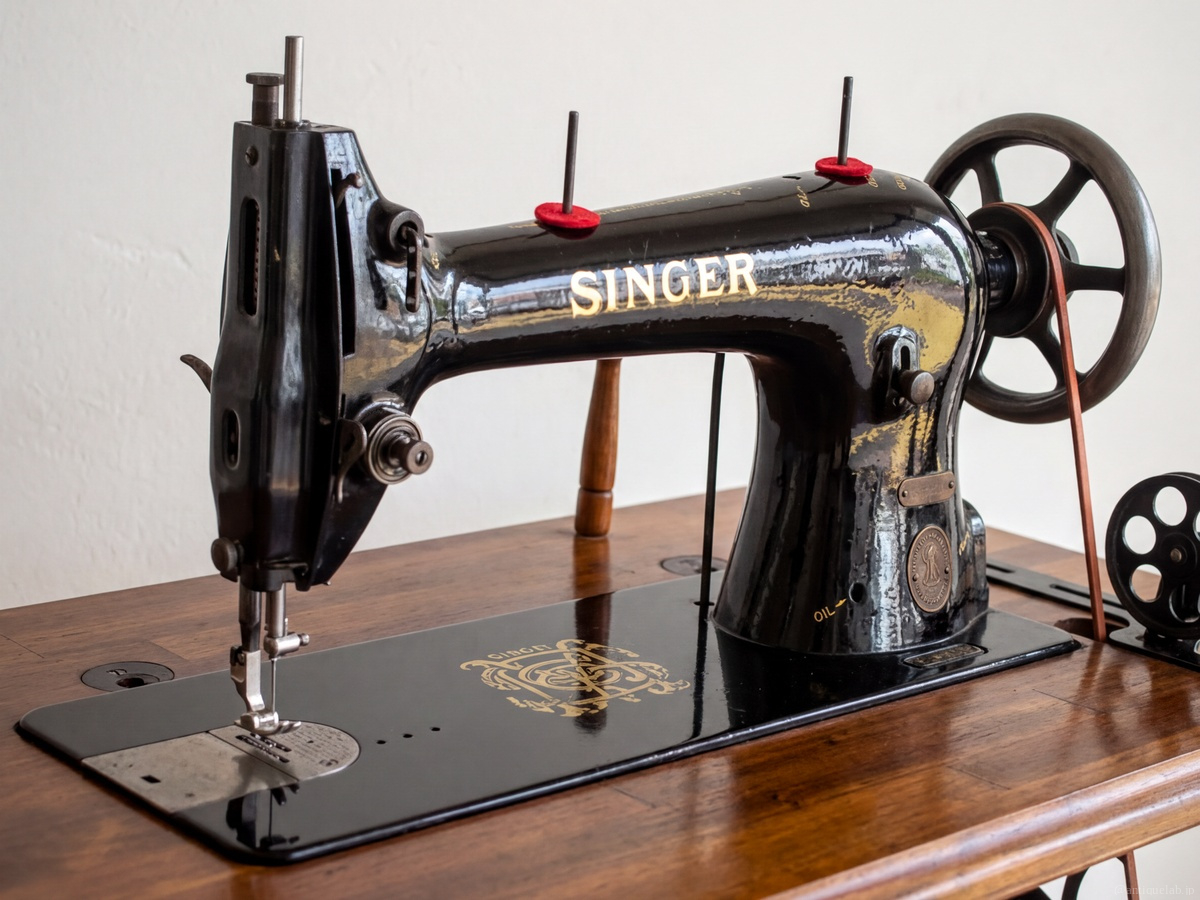 No.755 SINGER 31K20 シンガー製 工業用本縫い足踏みミシン