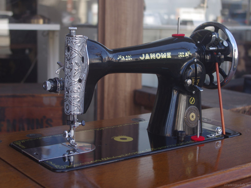 No.776 Janome ジャノメ製 家庭用足踏みミシン - アンティークミシン